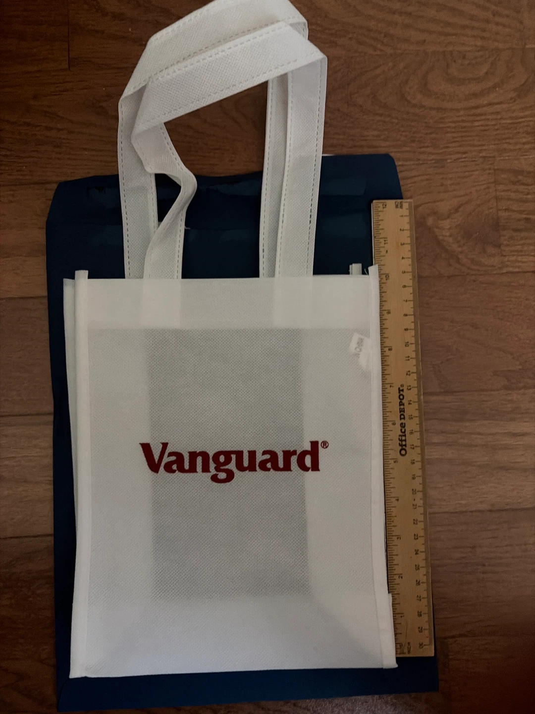 Vanguard White Tote Bag