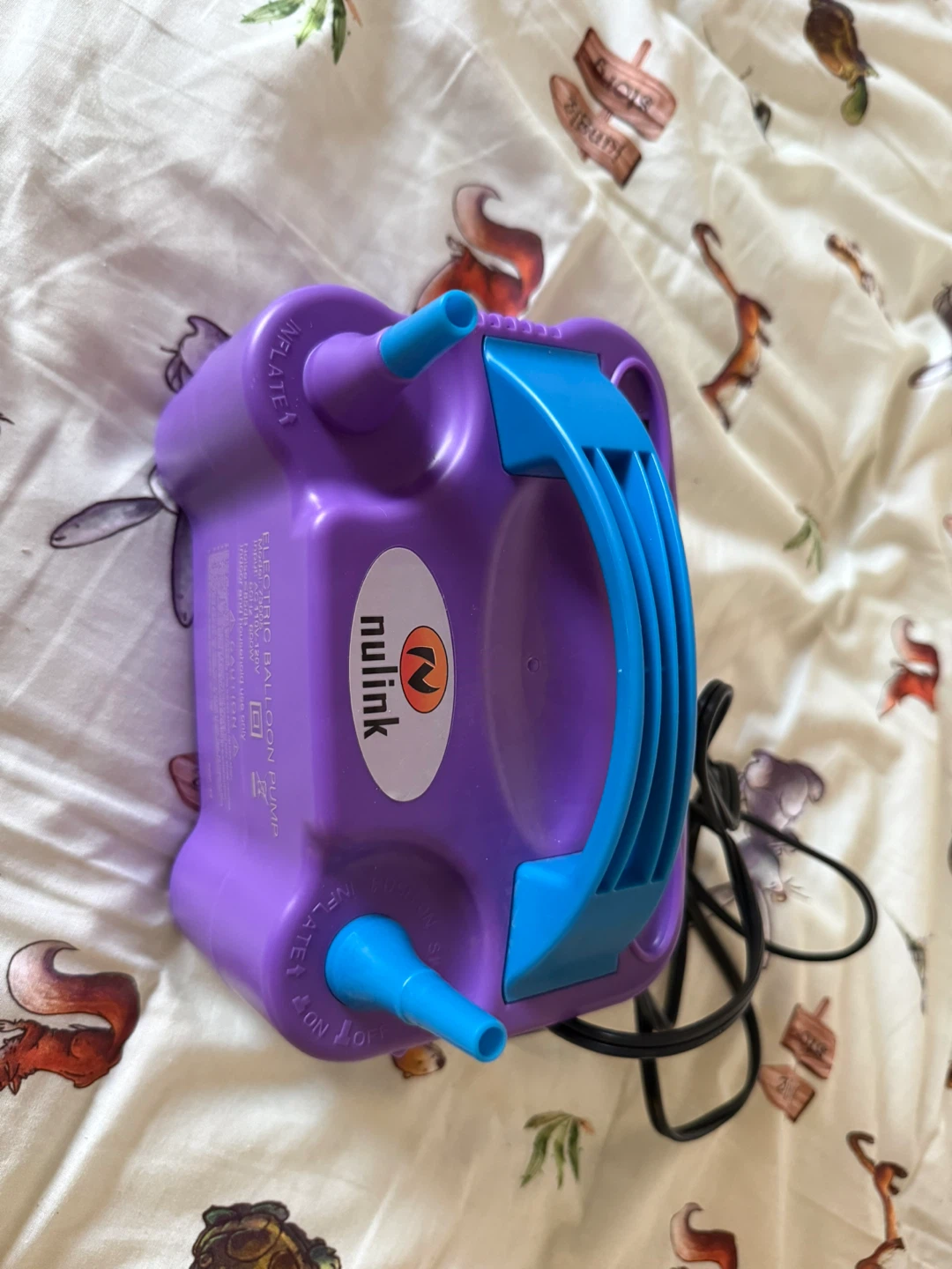 Nulink Electric Balloon Pump - Purple/Blue