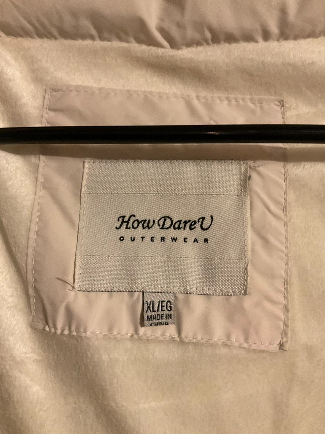 How Dare U Outerwear Puffer Jacket - Size XL - photo 4