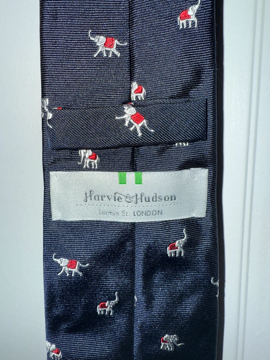 Harvie & Hudson Elephant Print Tie - photo 2