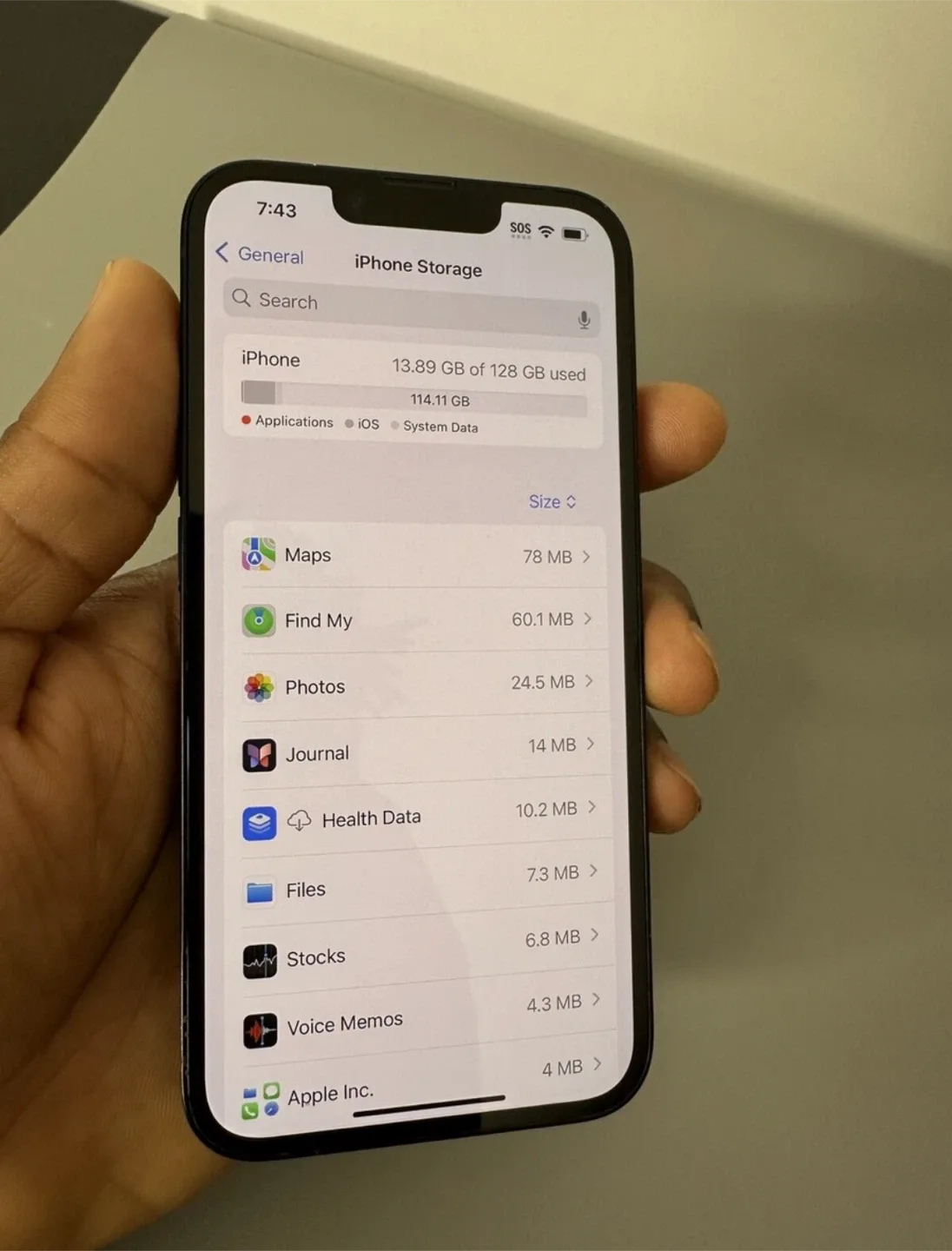 Apple iPhone 14 128GB Midnight Black - Like New!