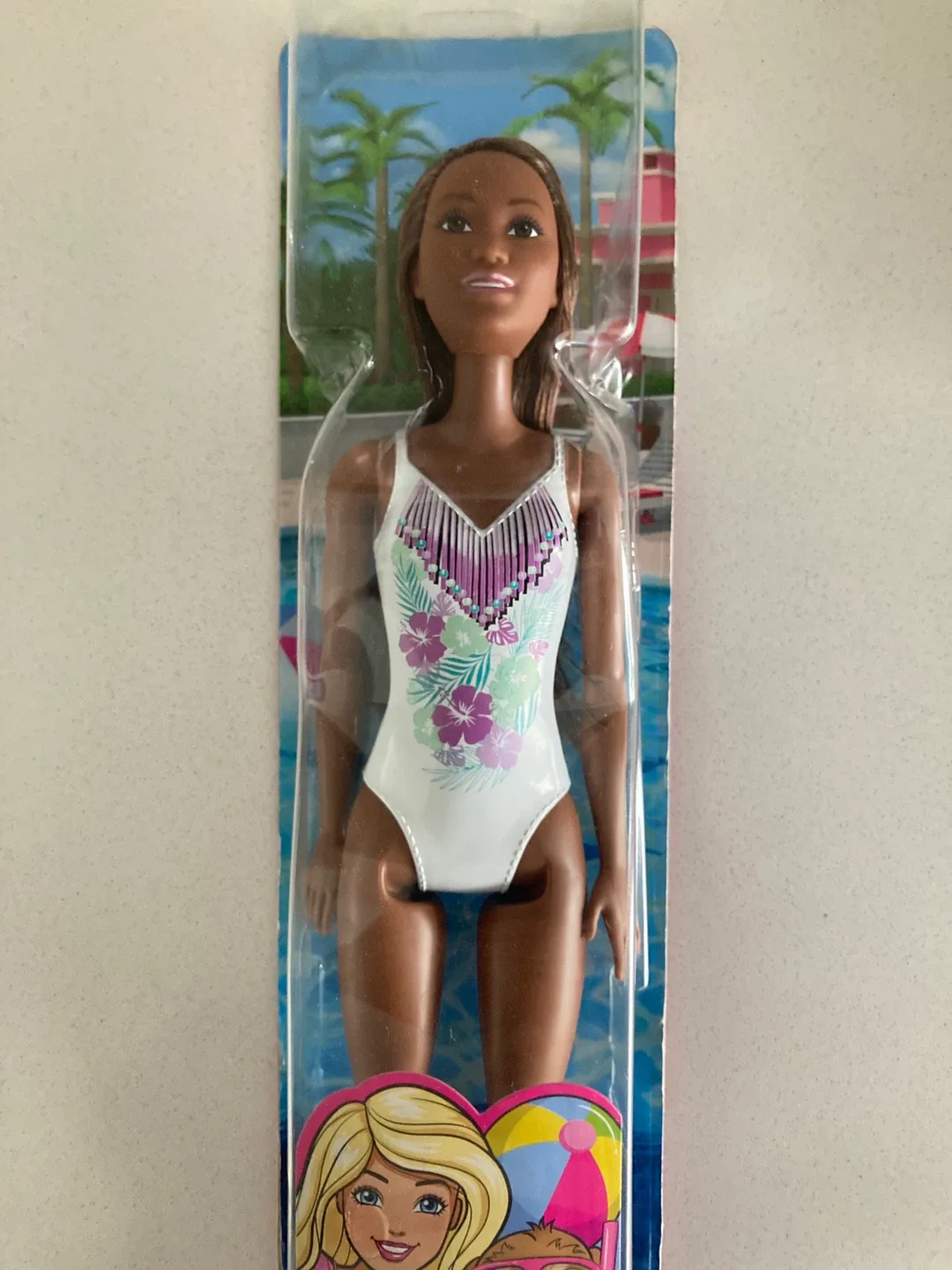 New Barbie Doll - White Swimsuit thumbnail