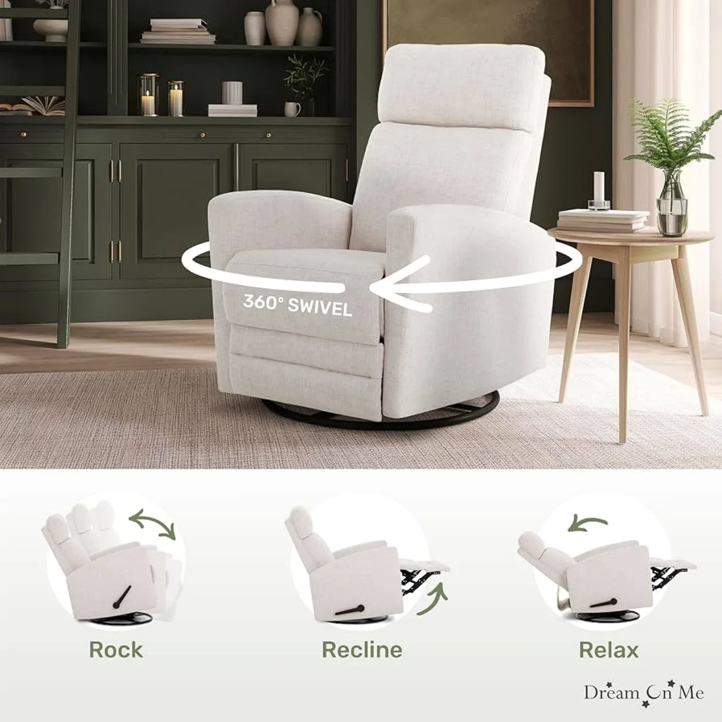 Dream On Me Chatham Manual Reclining Glider image indicator(6)