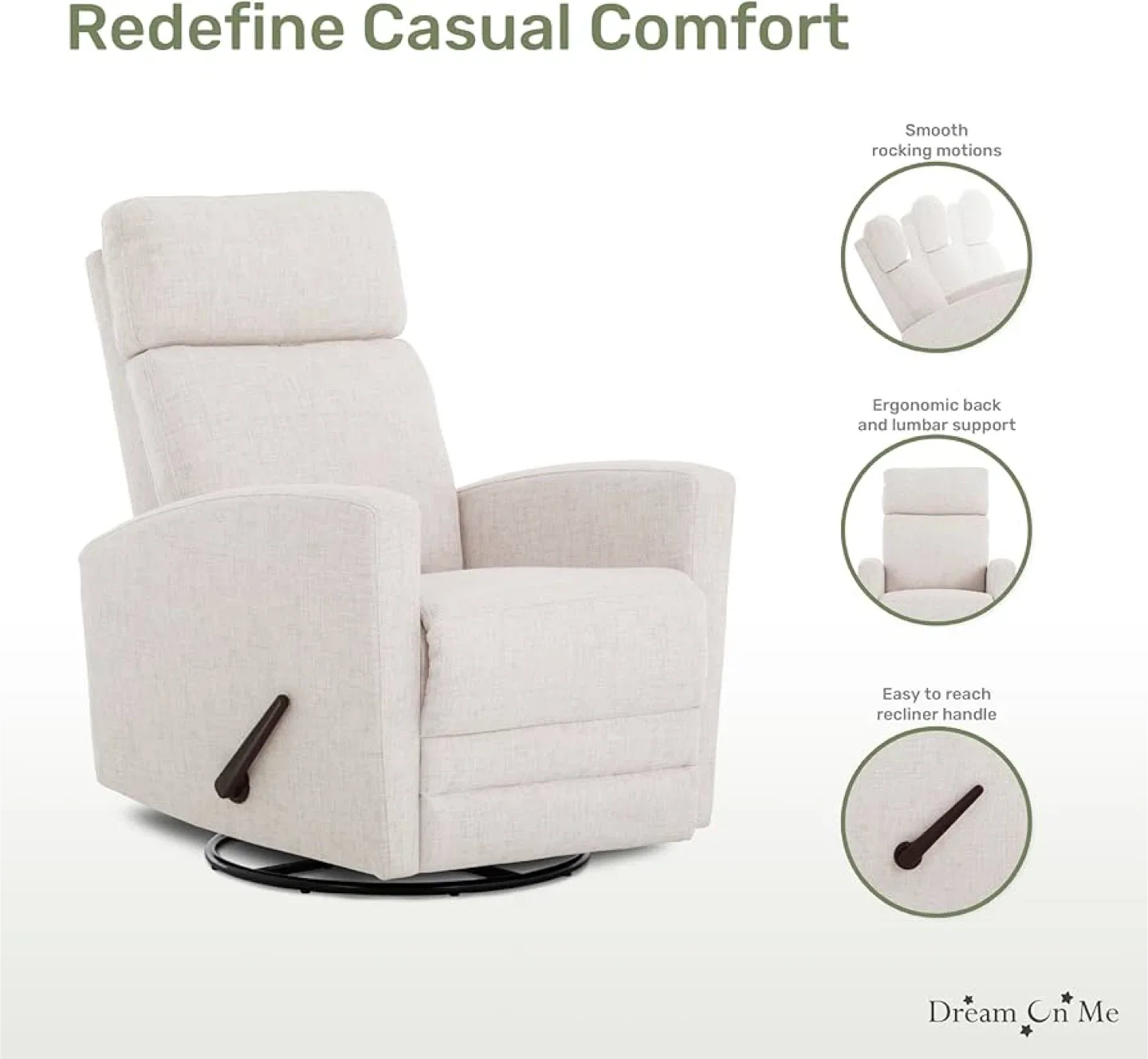 Dream On Me Chatham Manual Reclining Glider image indicator(4)