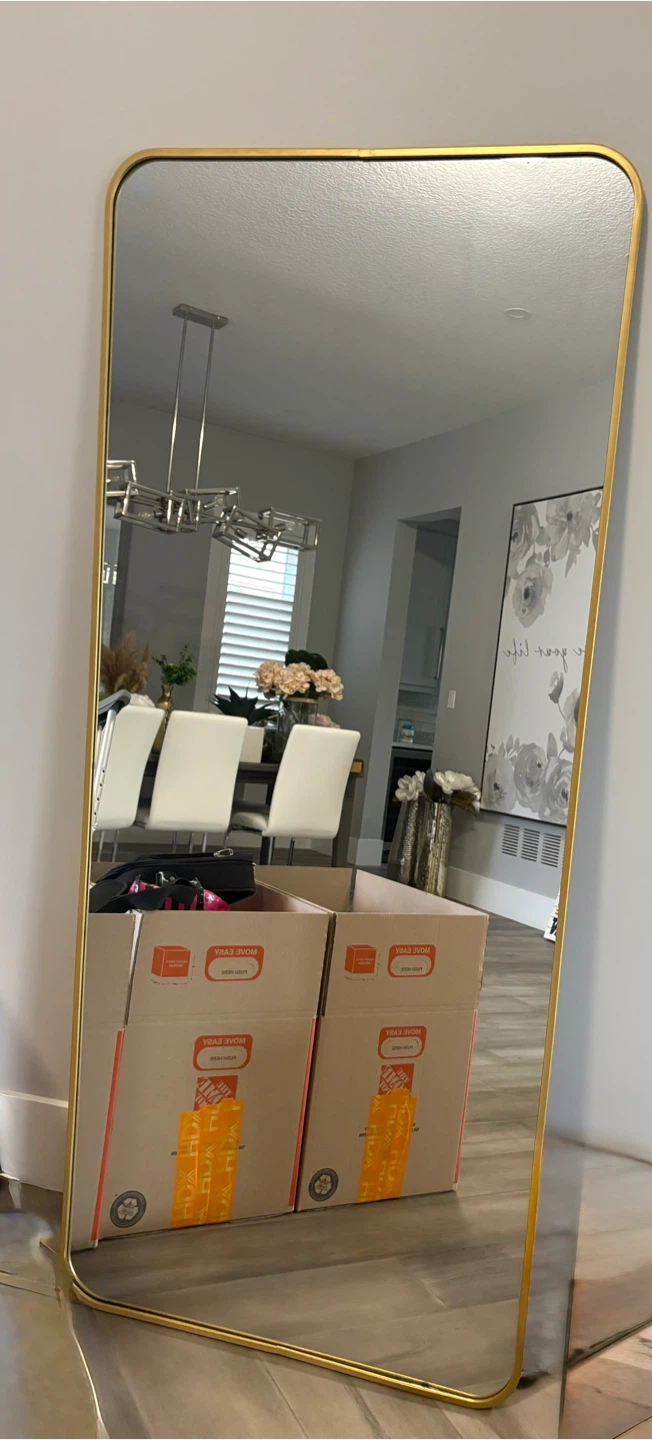 Huge Gold Framed Full Length Mirror