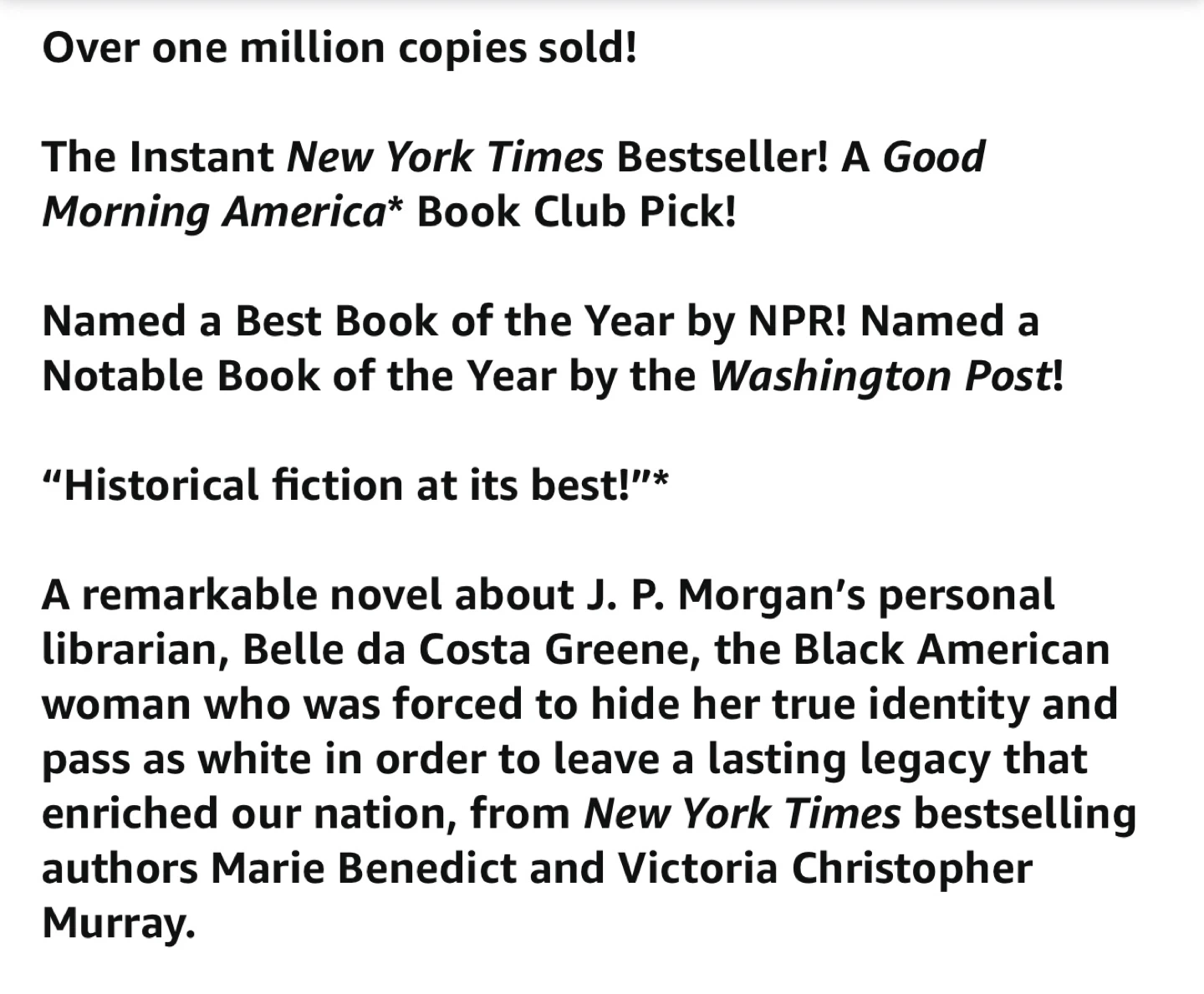 The Personal Librarian Best Selling Paperback Book - photo 2
