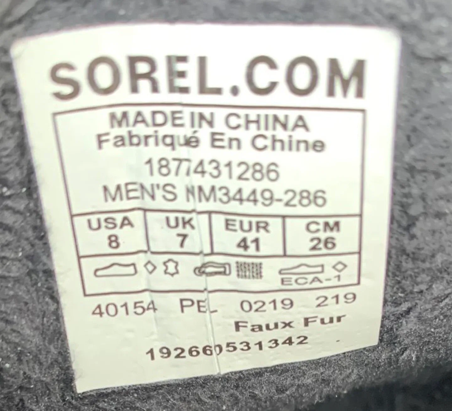 Sorel men's boots,  size 8 (USA). image indicator(4)