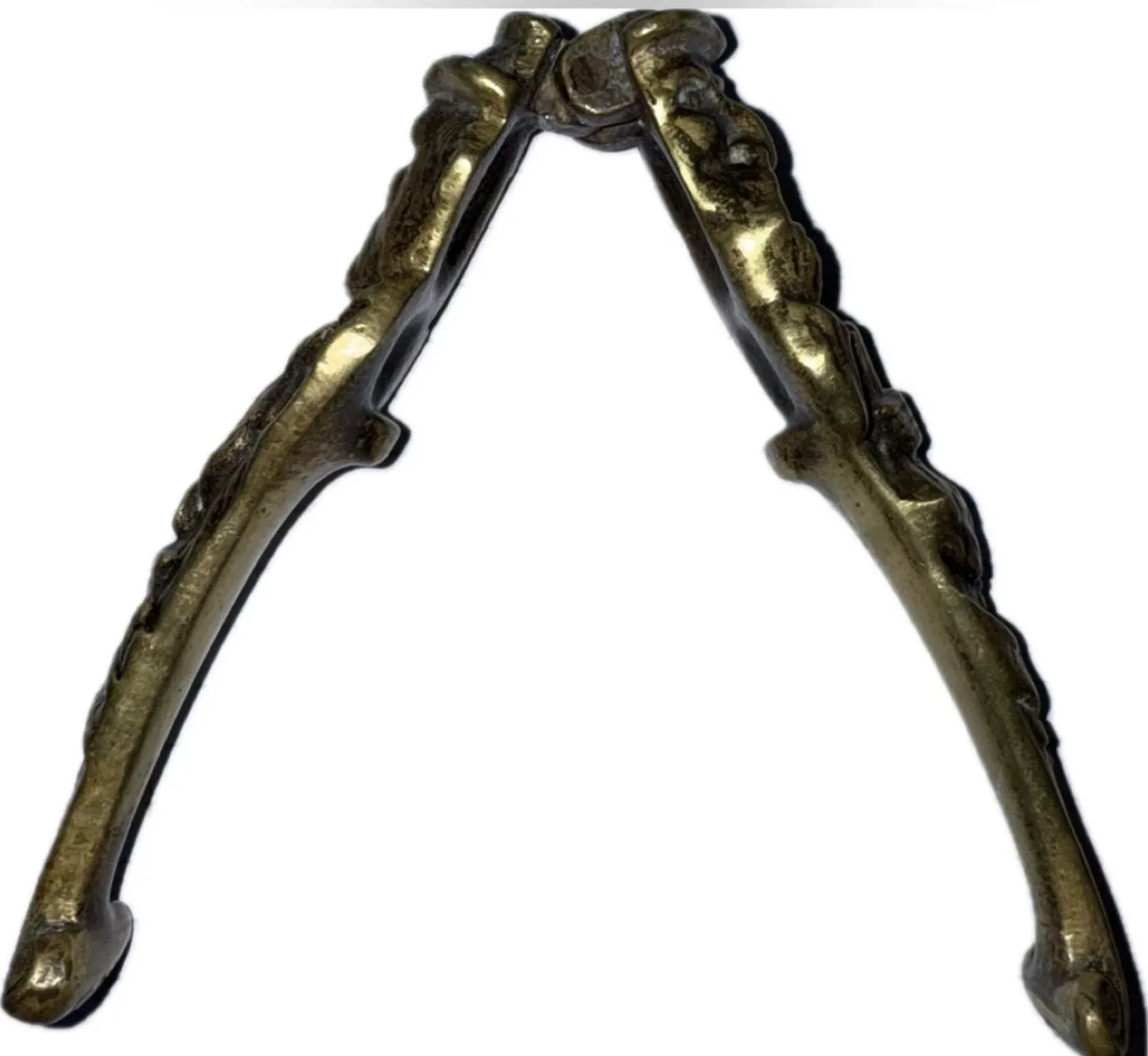 1900 Brass Charles Dickens Oliver Twist Nutcracker image indicator(3)