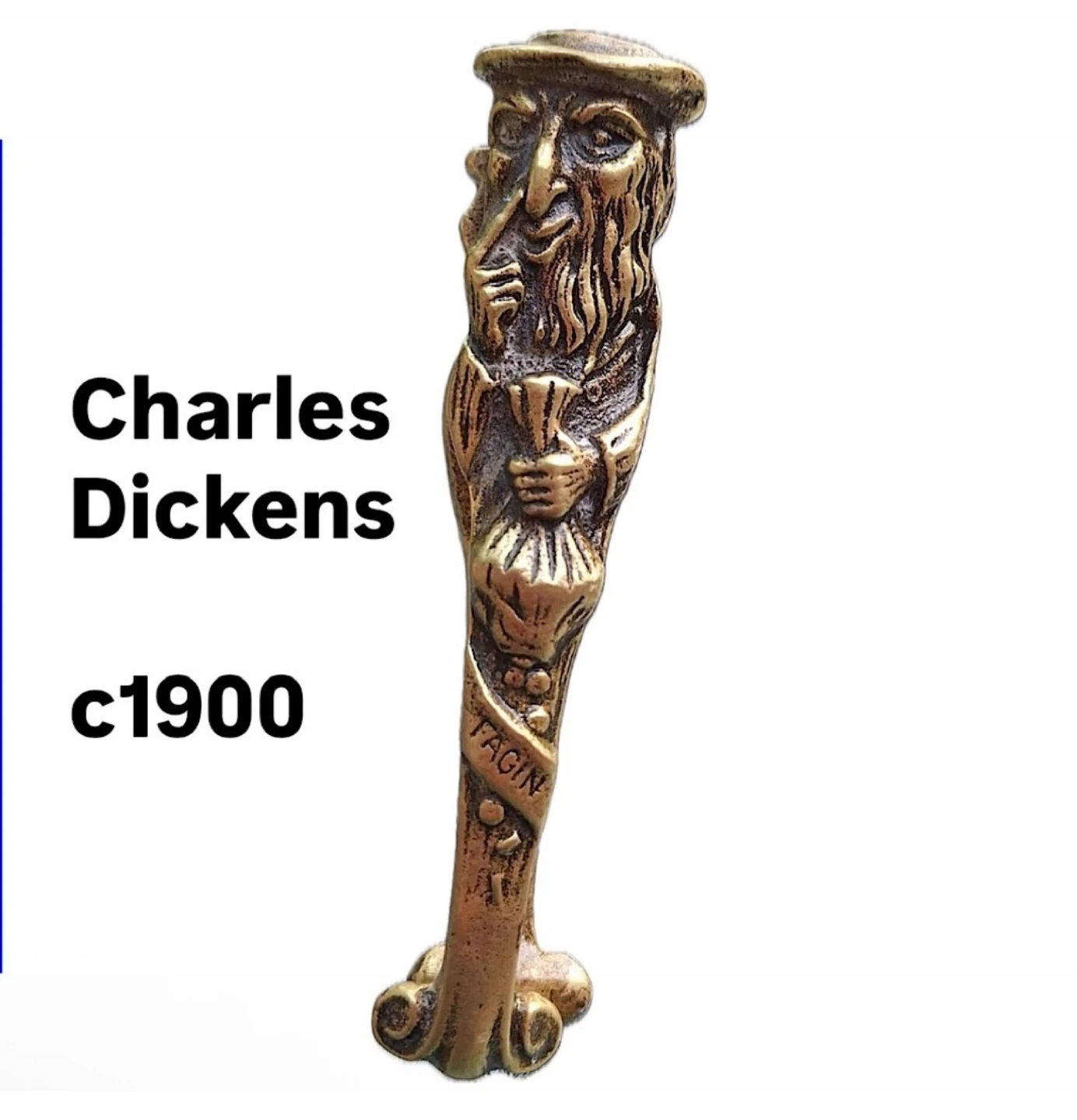 1900 Brass Charles Dickens Oliver Twist Nutcracker
