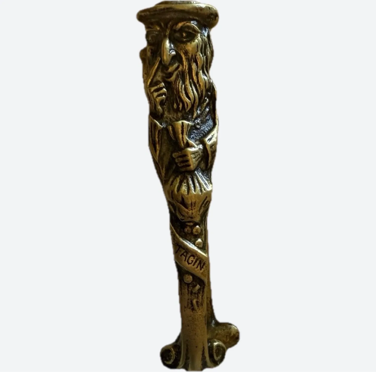 1900 Brass Charles Dickens Oliver Twist Nutcracker image indicator(7)