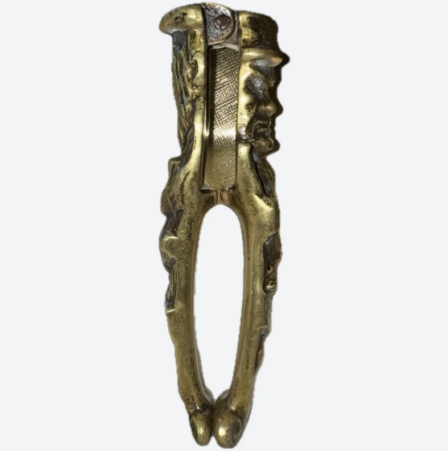 1900 Brass Charles Dickens Oliver Twist Nutcracker image indicator(8)