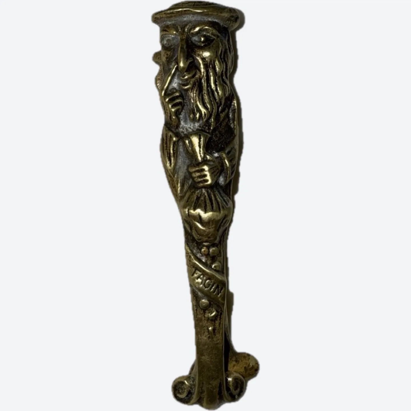 1900 Brass Charles Dickens Oliver Twist Nutcracker image indicator(9)