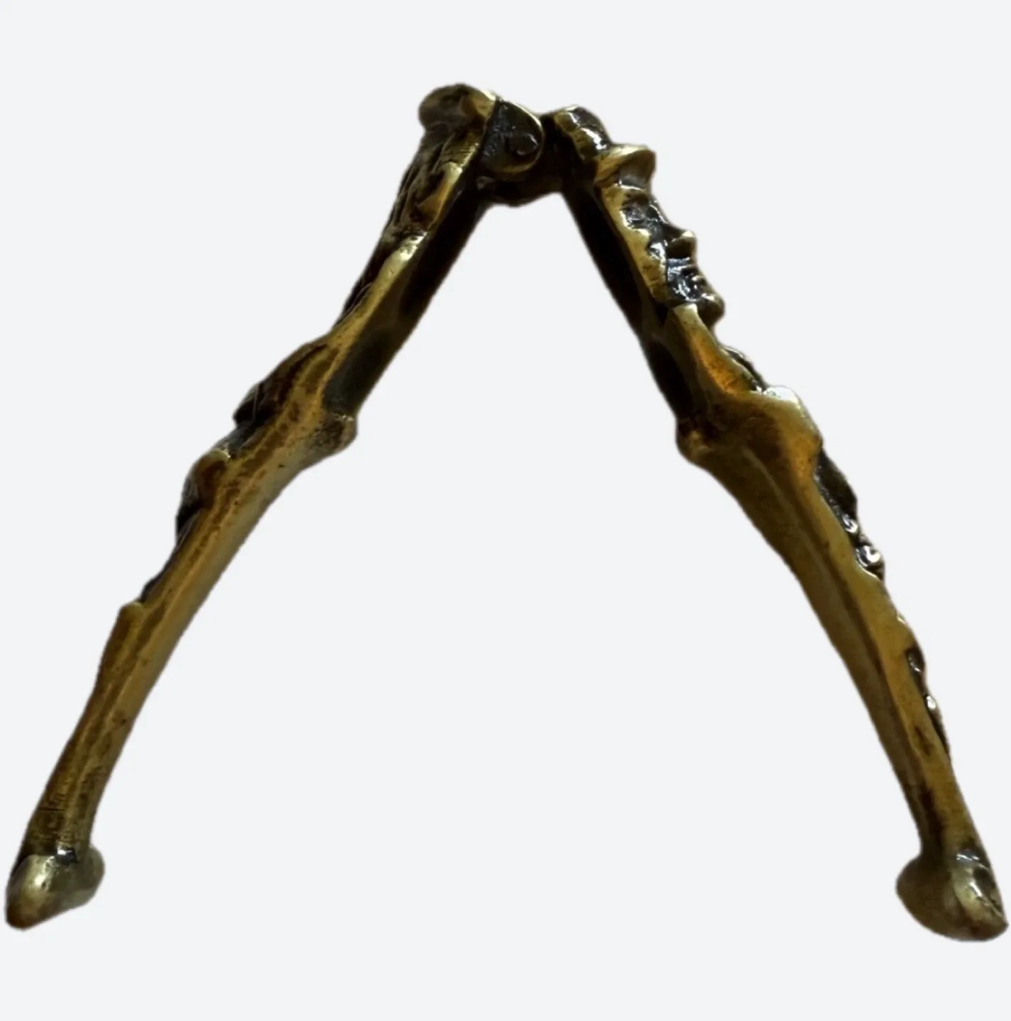 1900 Brass Charles Dickens Oliver Twist Nutcracker image indicator(10)