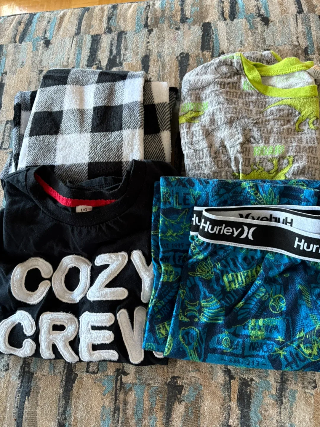 Boys Size L (10-12) pyjama Bundle thumbnail