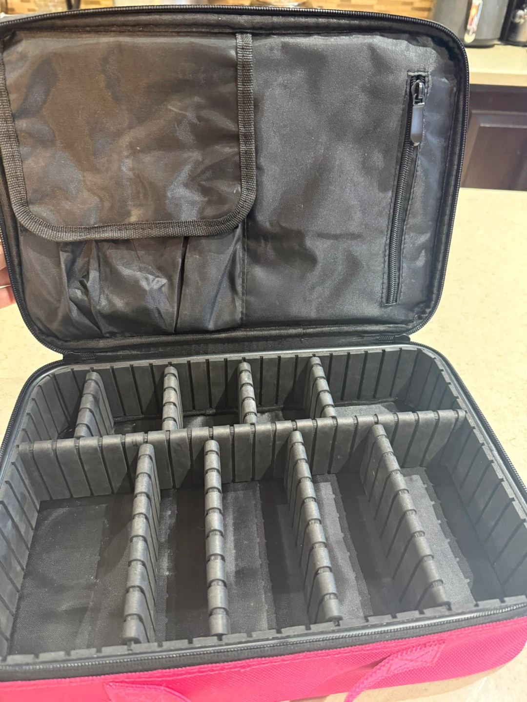 Pink Makeup Organizer Travel Case - photo 2