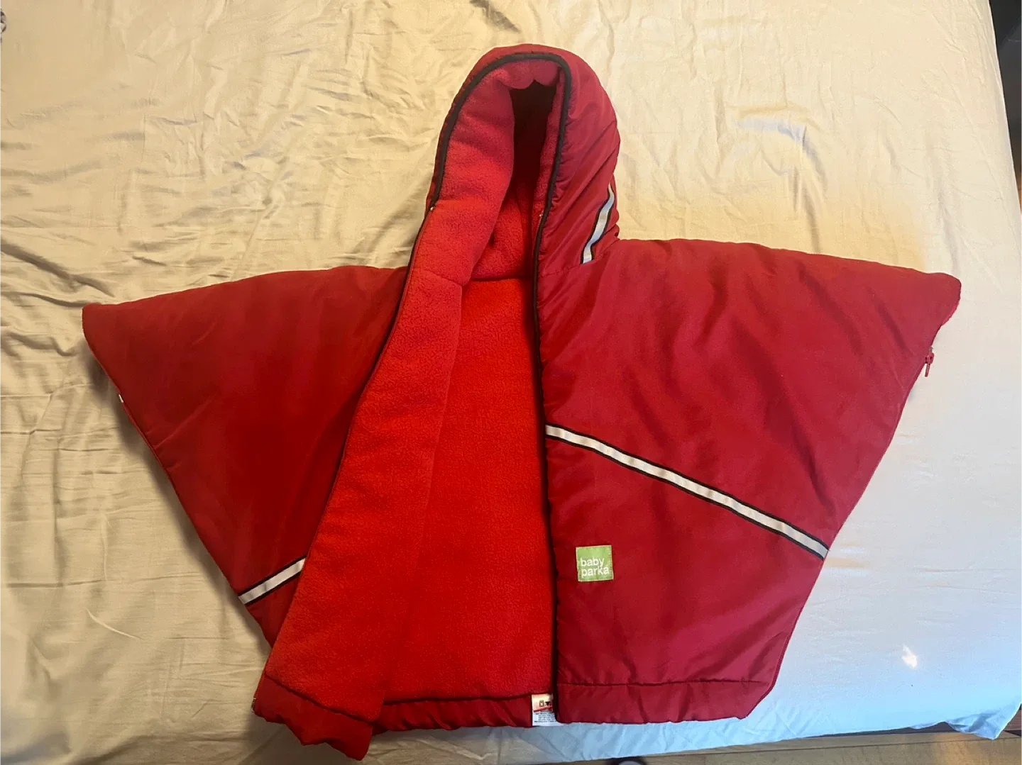 Winter Poncho and Car Seat Cover - Baby Parka image indicator(3)