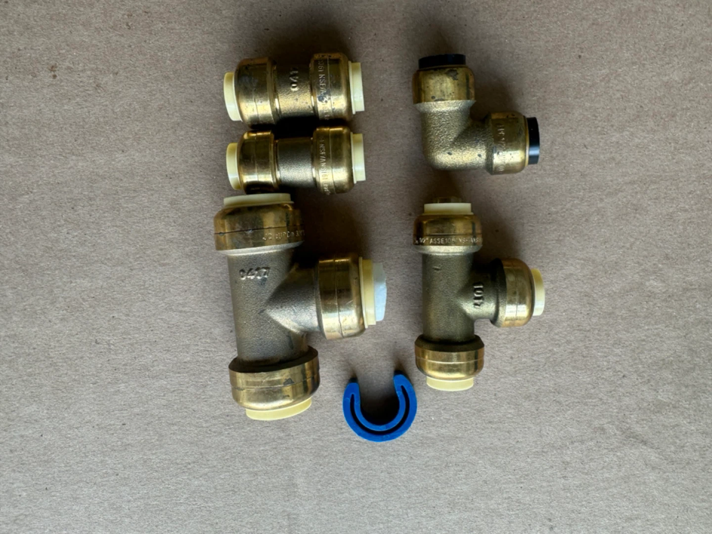 Assorted SharkBite Plumbing Fittings