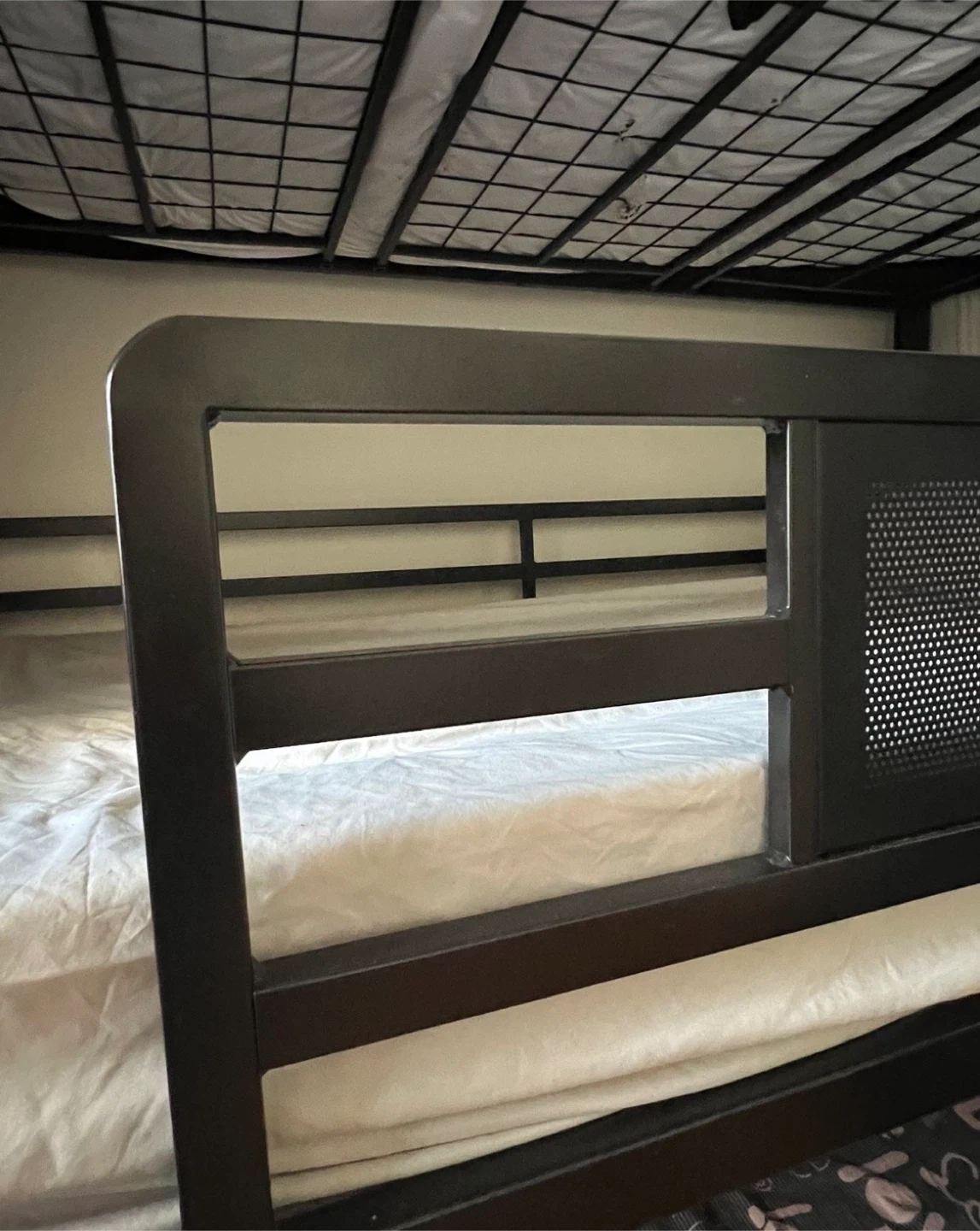 Black Triple Bunk Bed Frame - photo 2