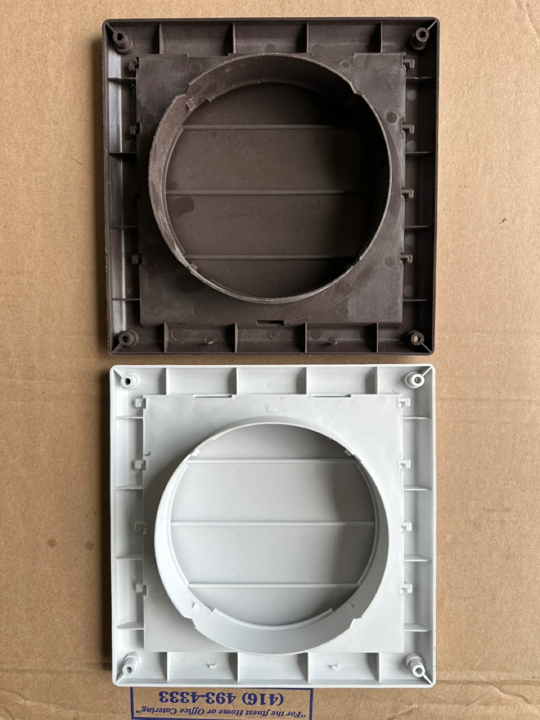 Imperial Vent Cover - Brown & White - photo 2