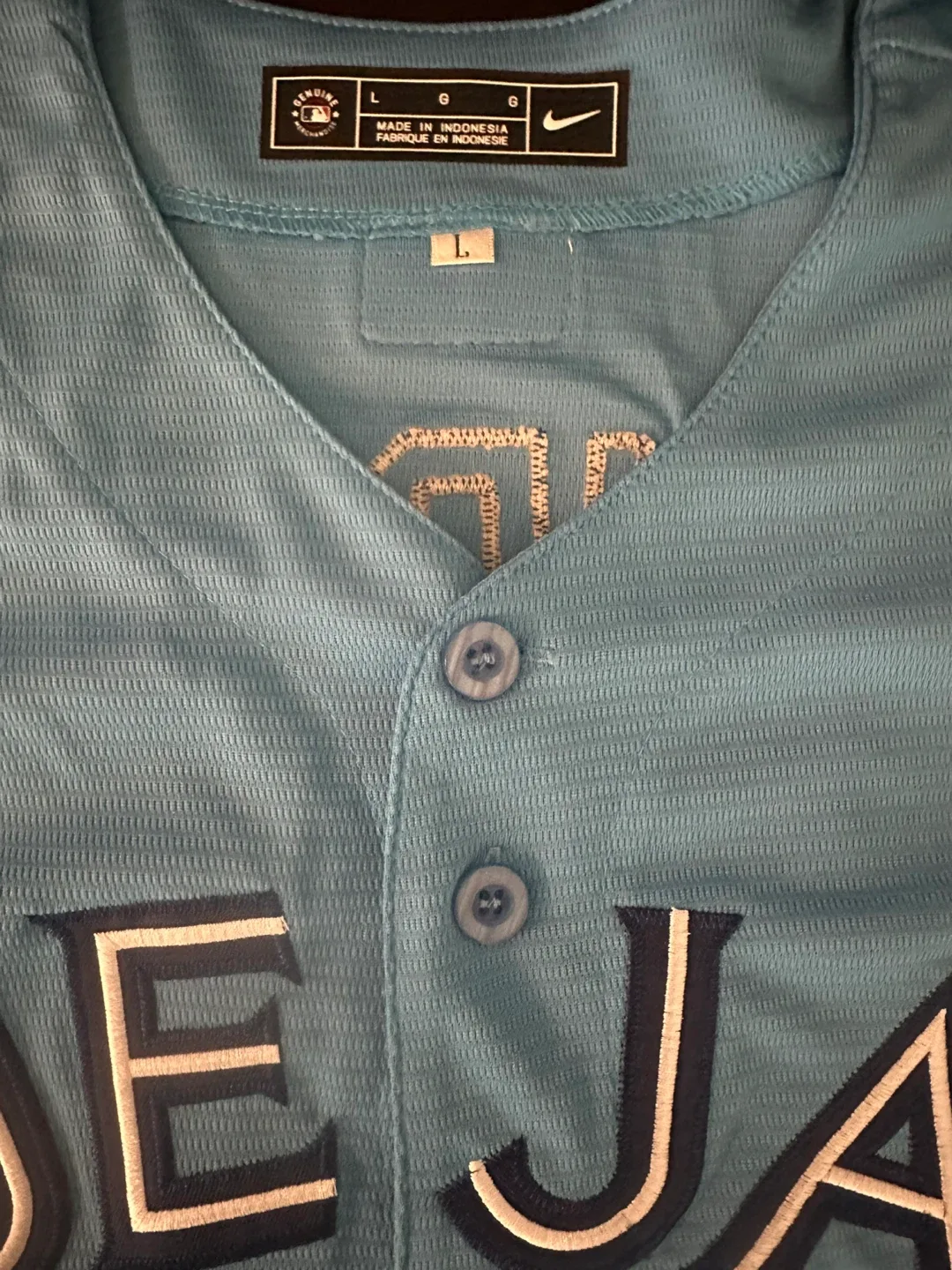 Nike Blue Jays Beiber #57 Jersey NEW  - Size L image indicator(2)