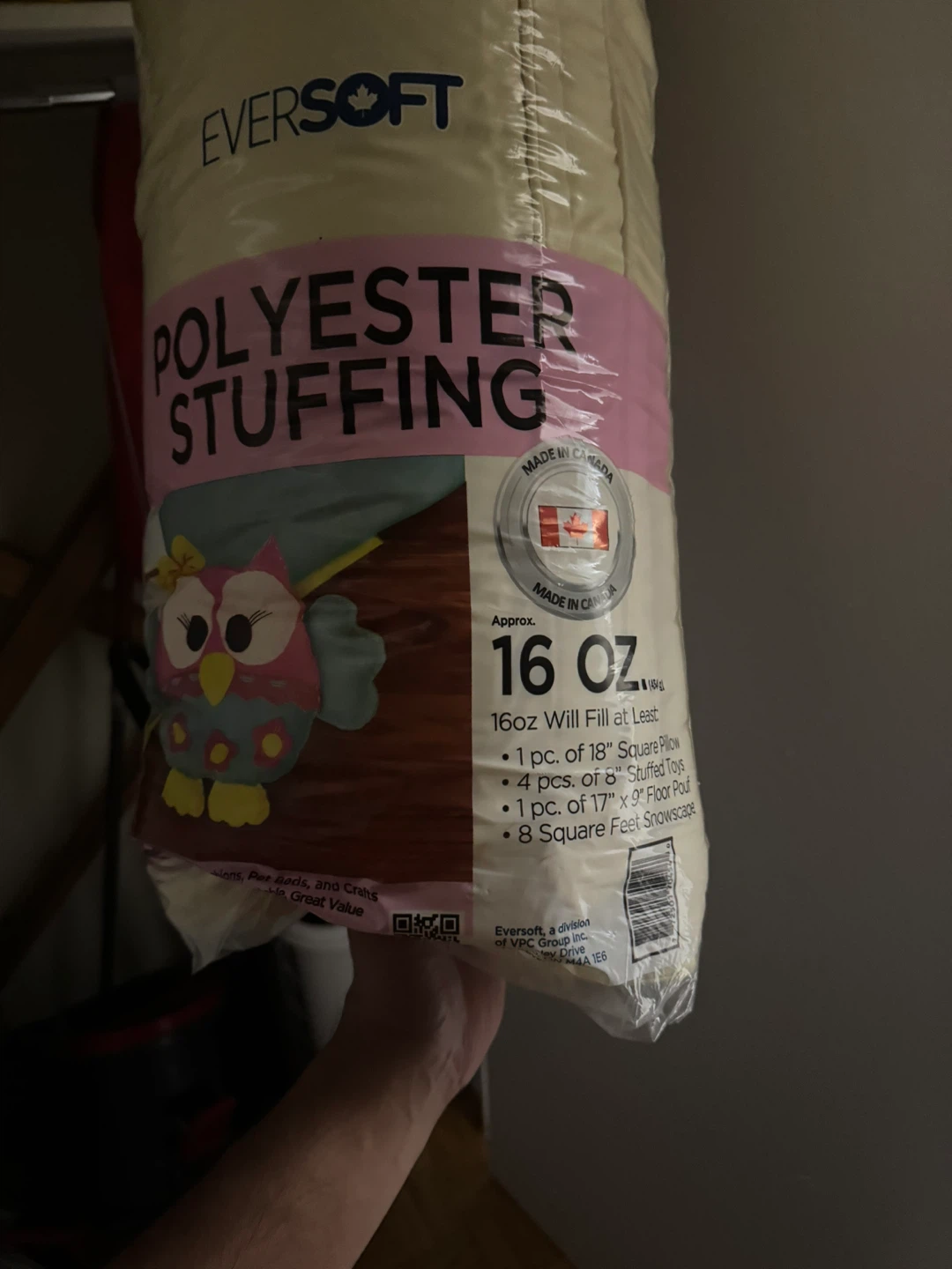 Eversoft Polyester Stuffing - 16 oz