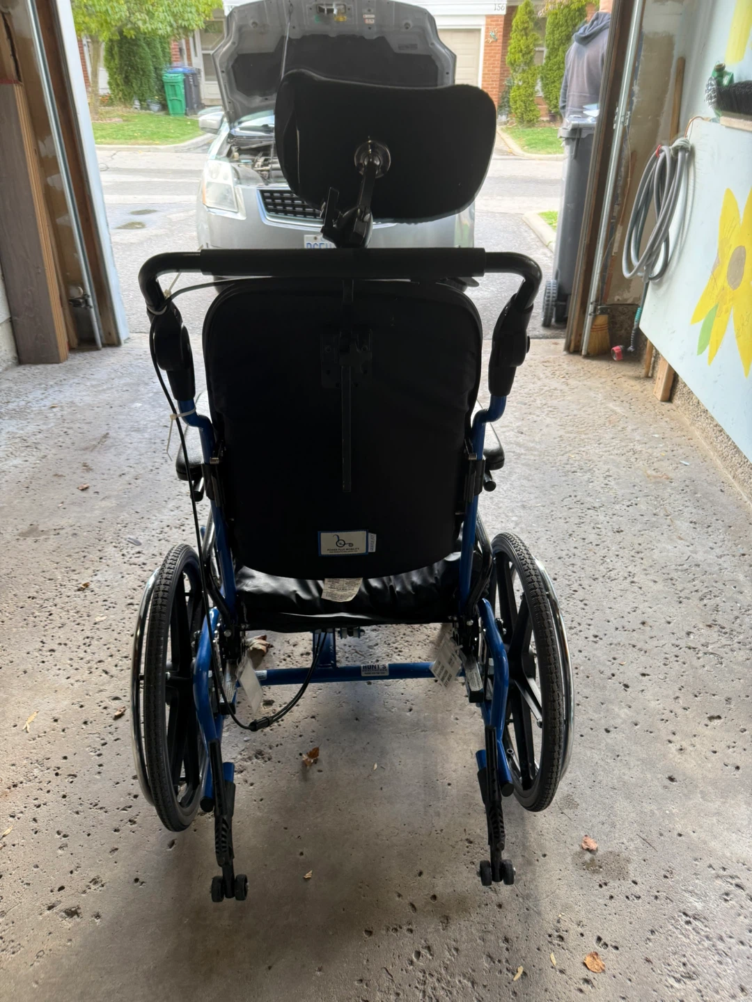Hunt's Healthcare Blue Wheelchair - photo 5