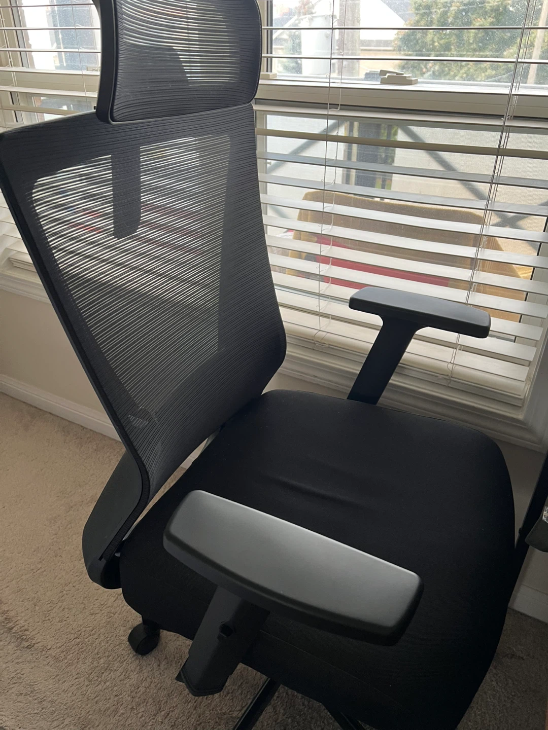 Ergonomic Office Chair - Lumbar Support, Adjustable Height