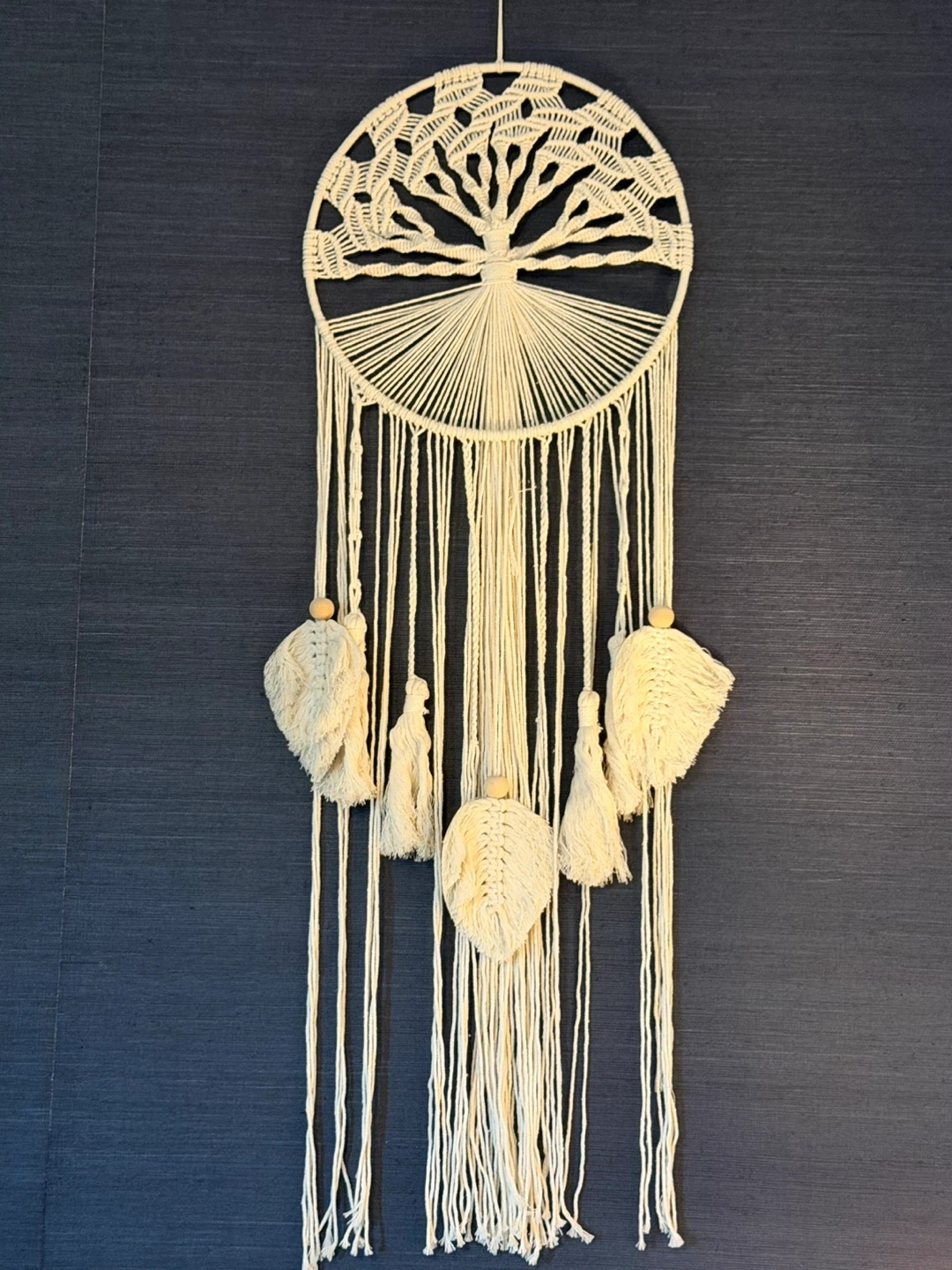 Macrame Wall Hanging with Tree of Life Design