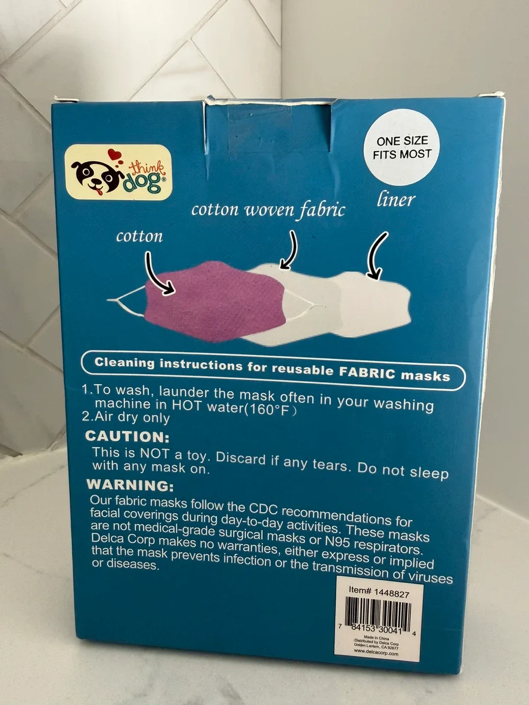 Fabric Face Masks - Adult, 3 Pack image indicator(2)