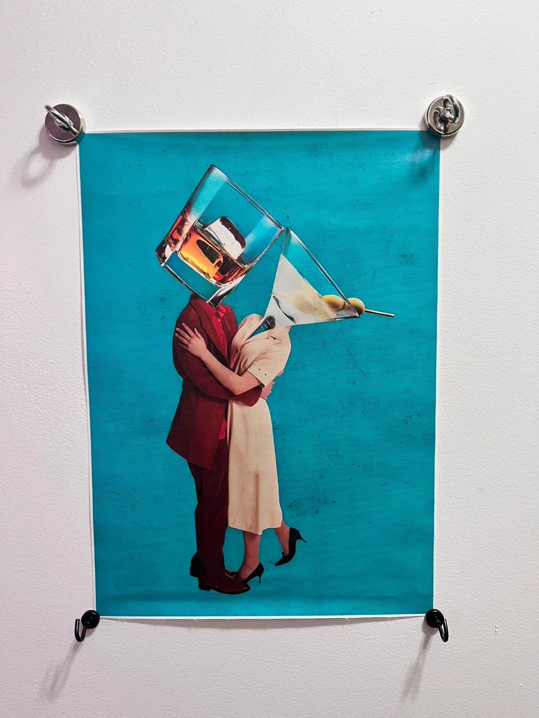 Wall Art - Whiskey & Martini Couple