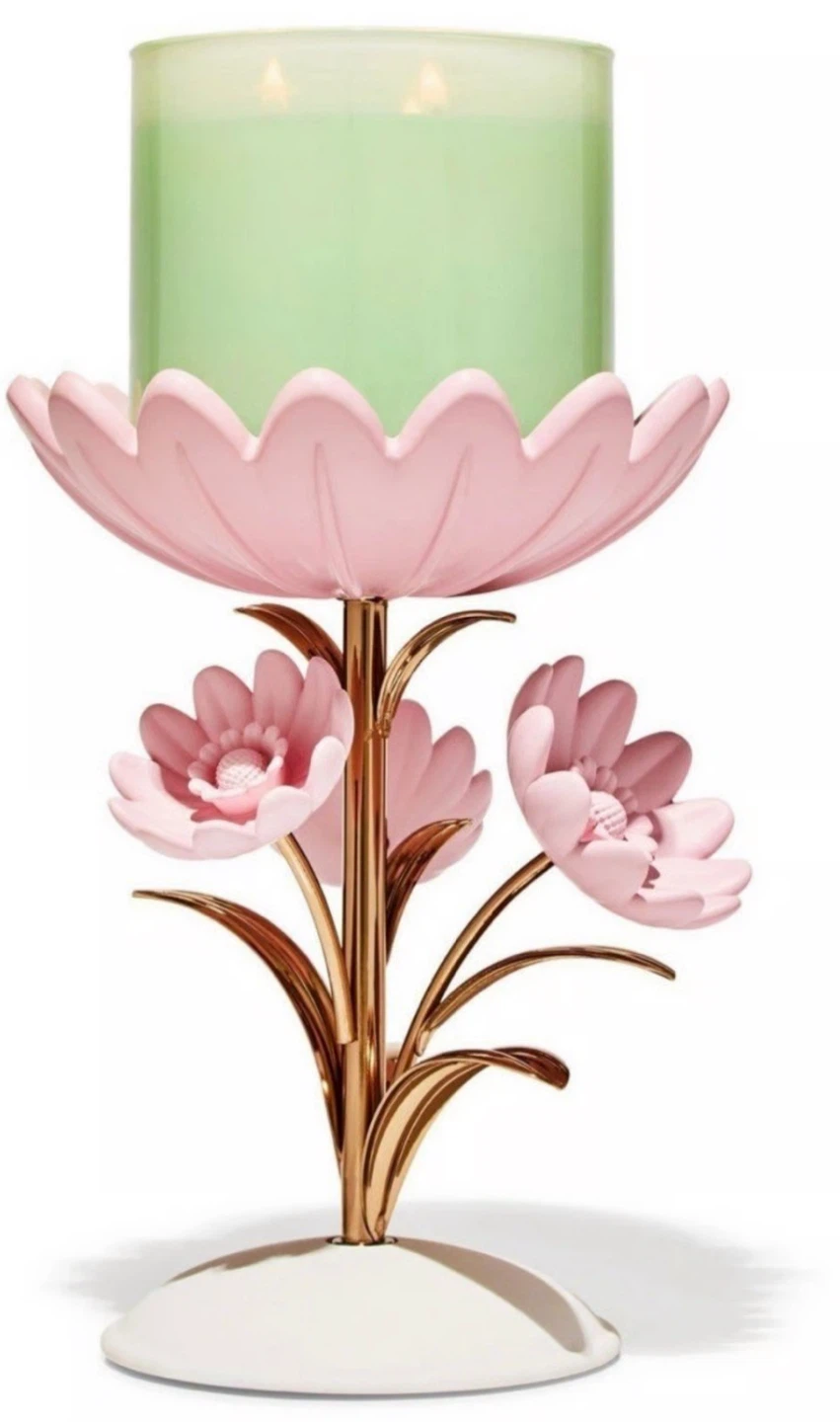 Bath & Body Works Flower Pedestal Candle Holder - photo 3