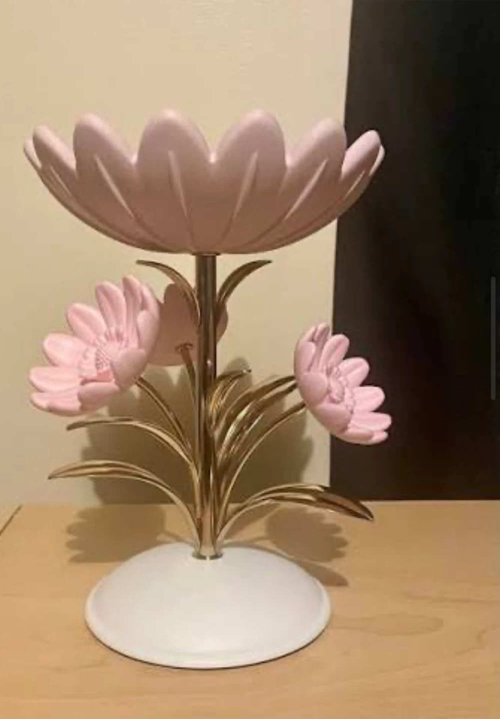 Bath & Body Works Flower Pedestal Candle Holder