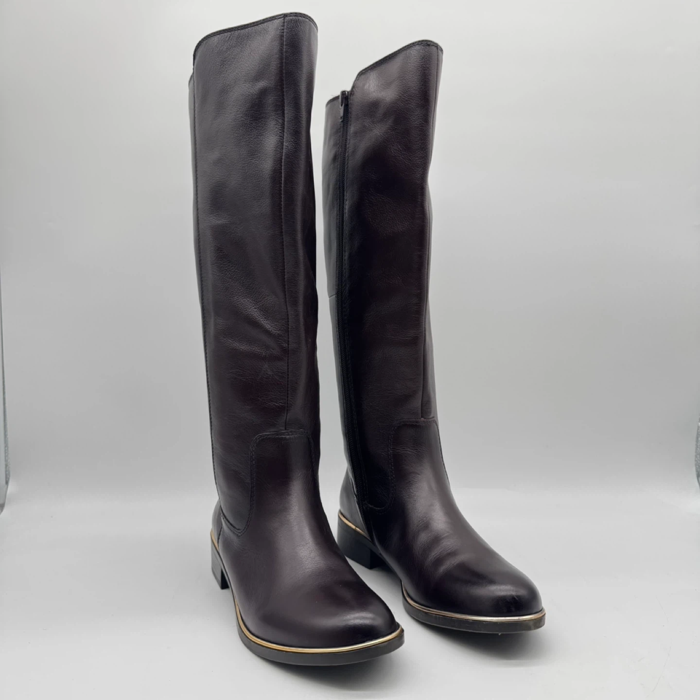 ALDO Women’s CHERRIE Leather Boots Brown Size 8.5  New with Box