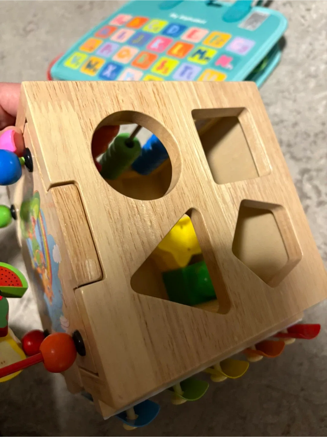Wooden Activity Cube Toy image indicator(3)
