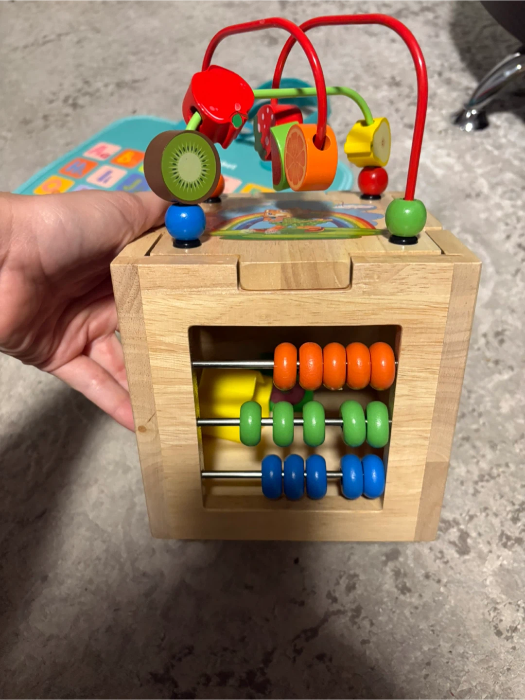 Wooden Activity Cube Toy