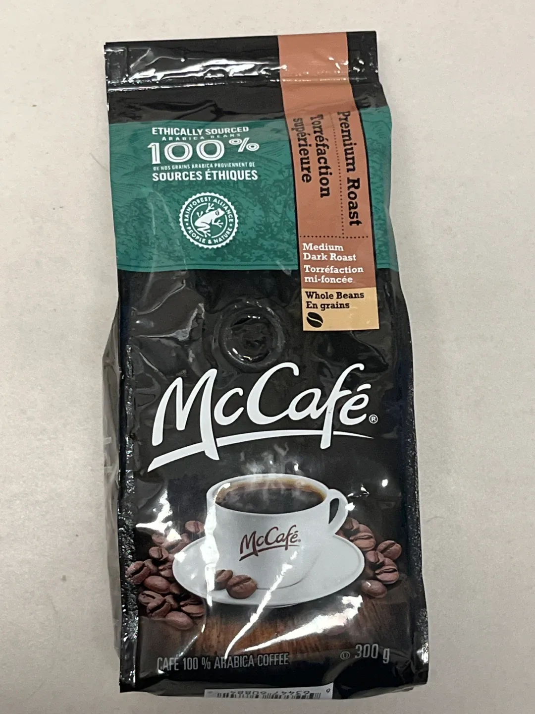 McCafé Premium Roast Whole Bean Coffee 300g thumbnail