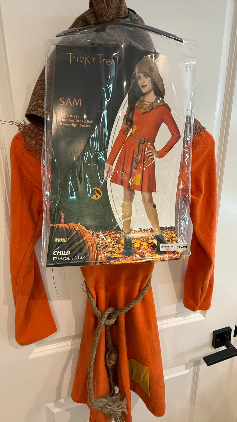 Spirit Halloween Trick 'r Treat Sam Costume - Child Large