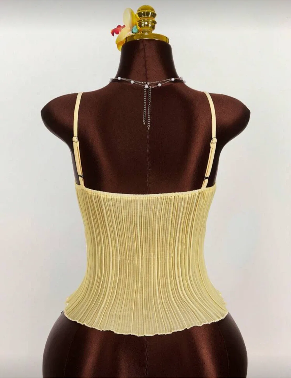Yellow Corset Top image indicator(2)