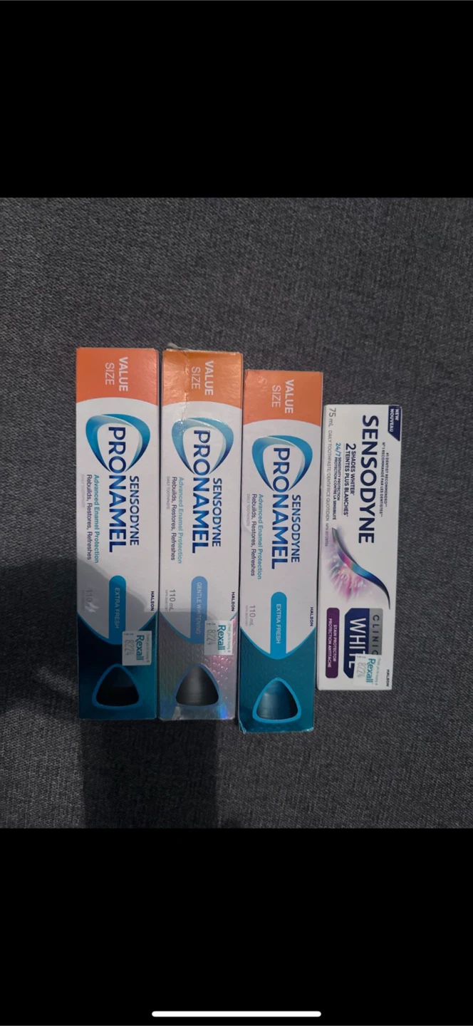 Sensodyne ProNamel & Clinic White Toothpaste