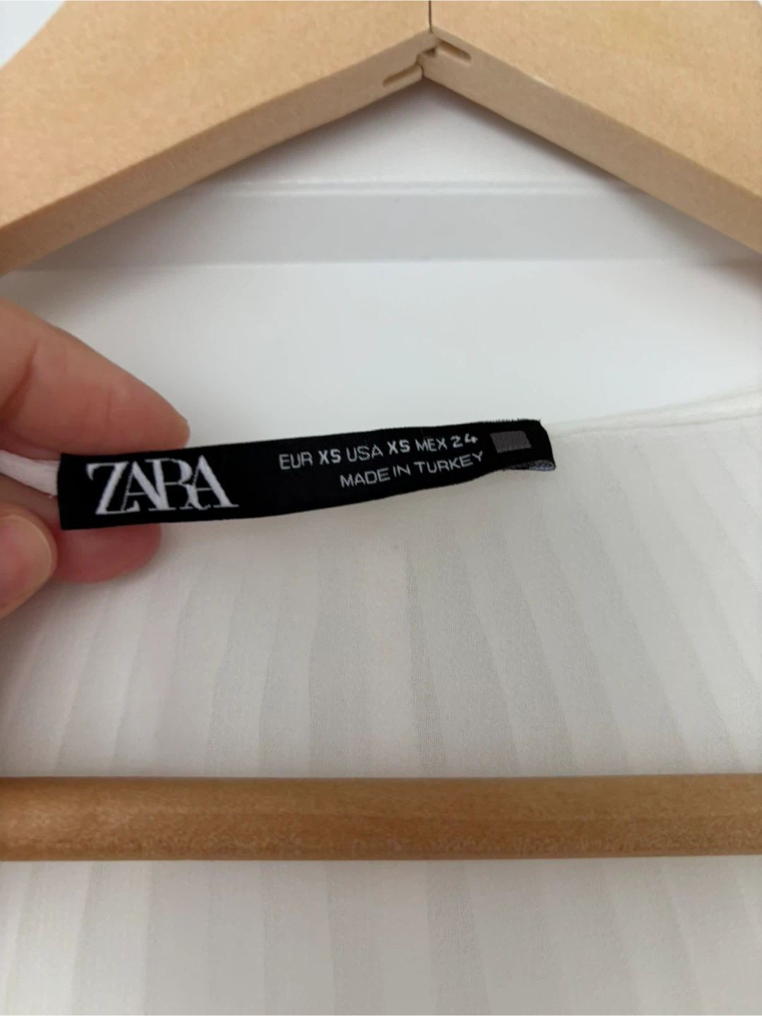 Zara White  Blouse - Size XS - photo 3
