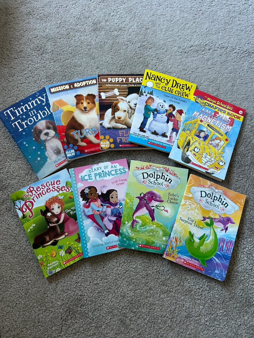Kids' Chapter Books bundle $5 for 9 books