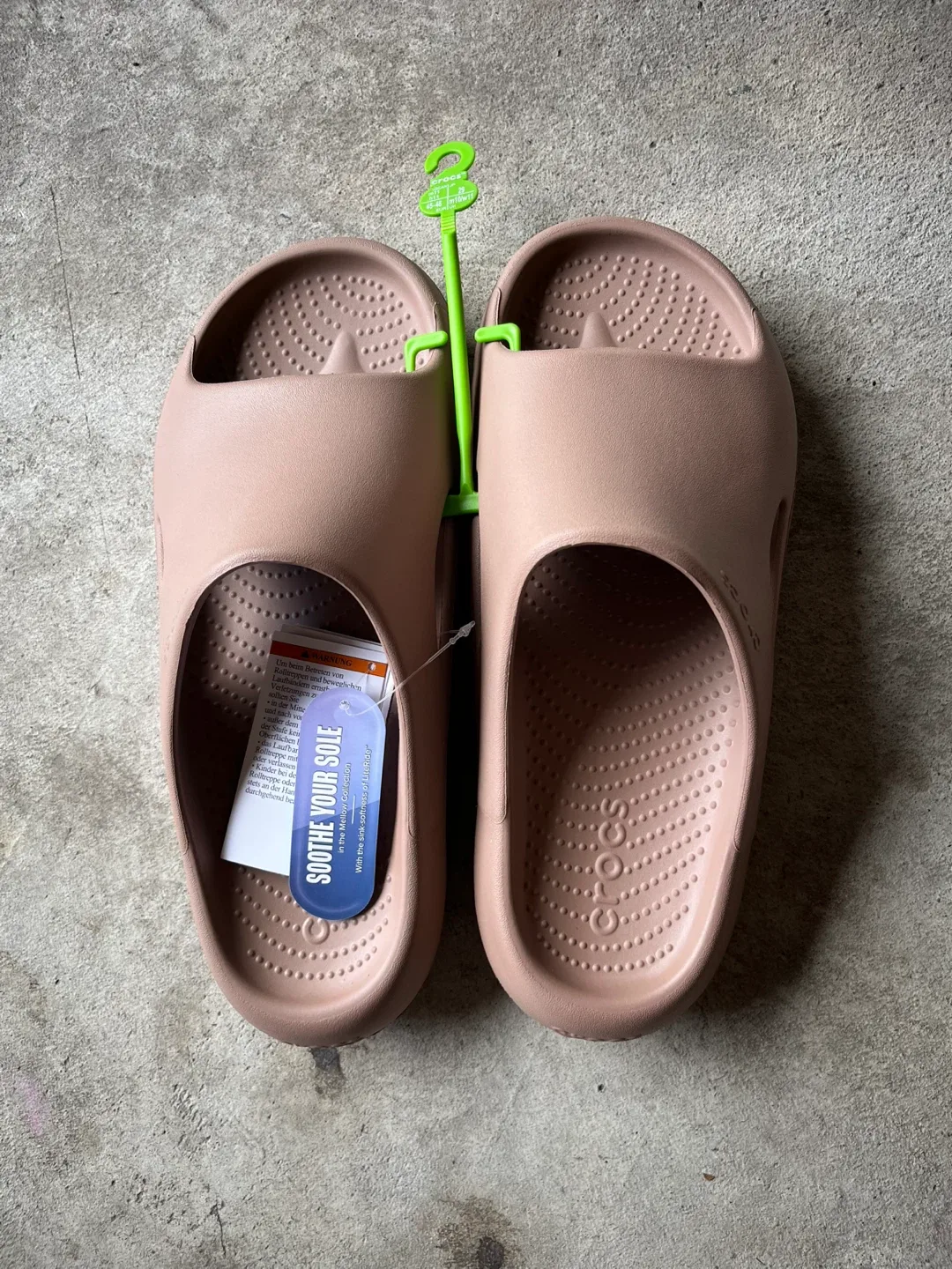 New Crocs beige size 11 image indicator(2)