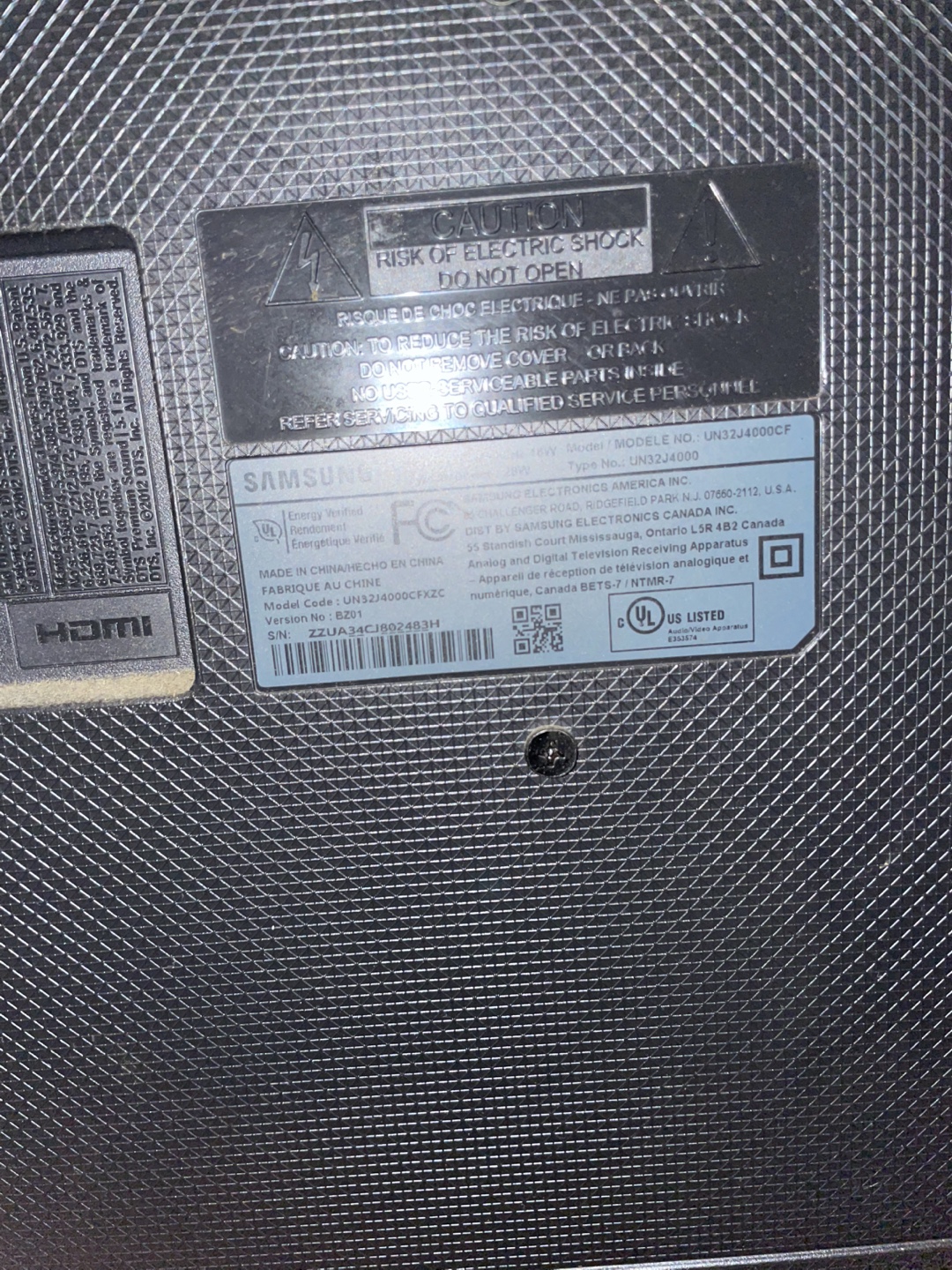 Samsung UN32J4000CF 32" TV - photo 2