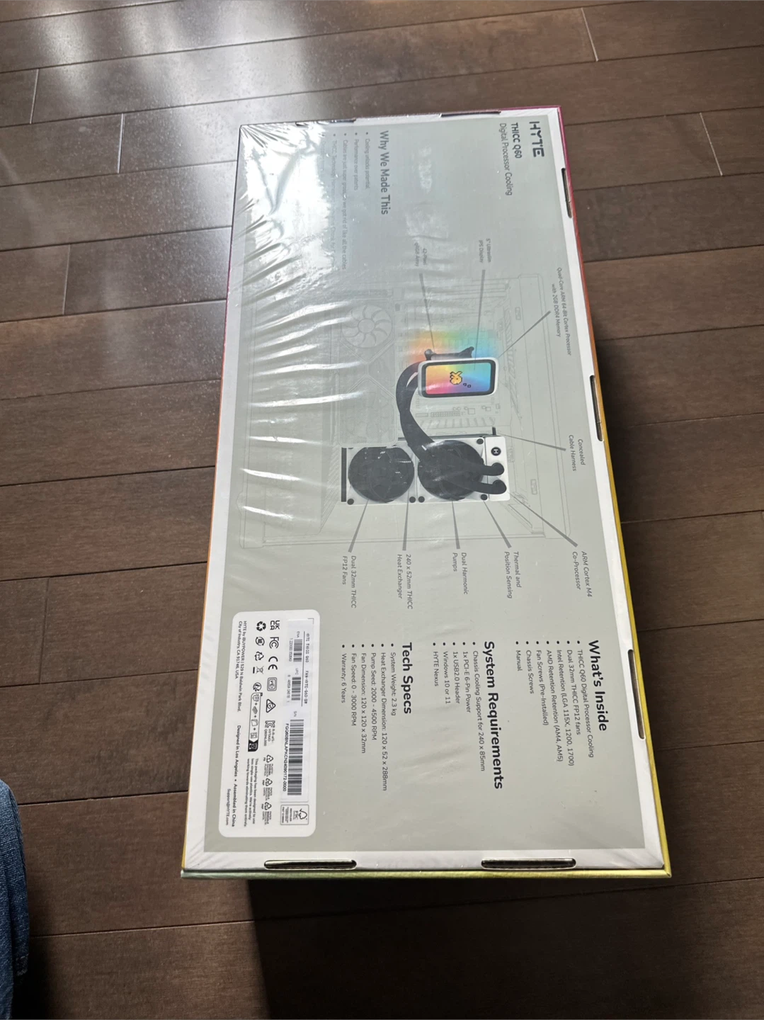 New HYTE THICC Q60 Digital Processor Cooling - photo 3