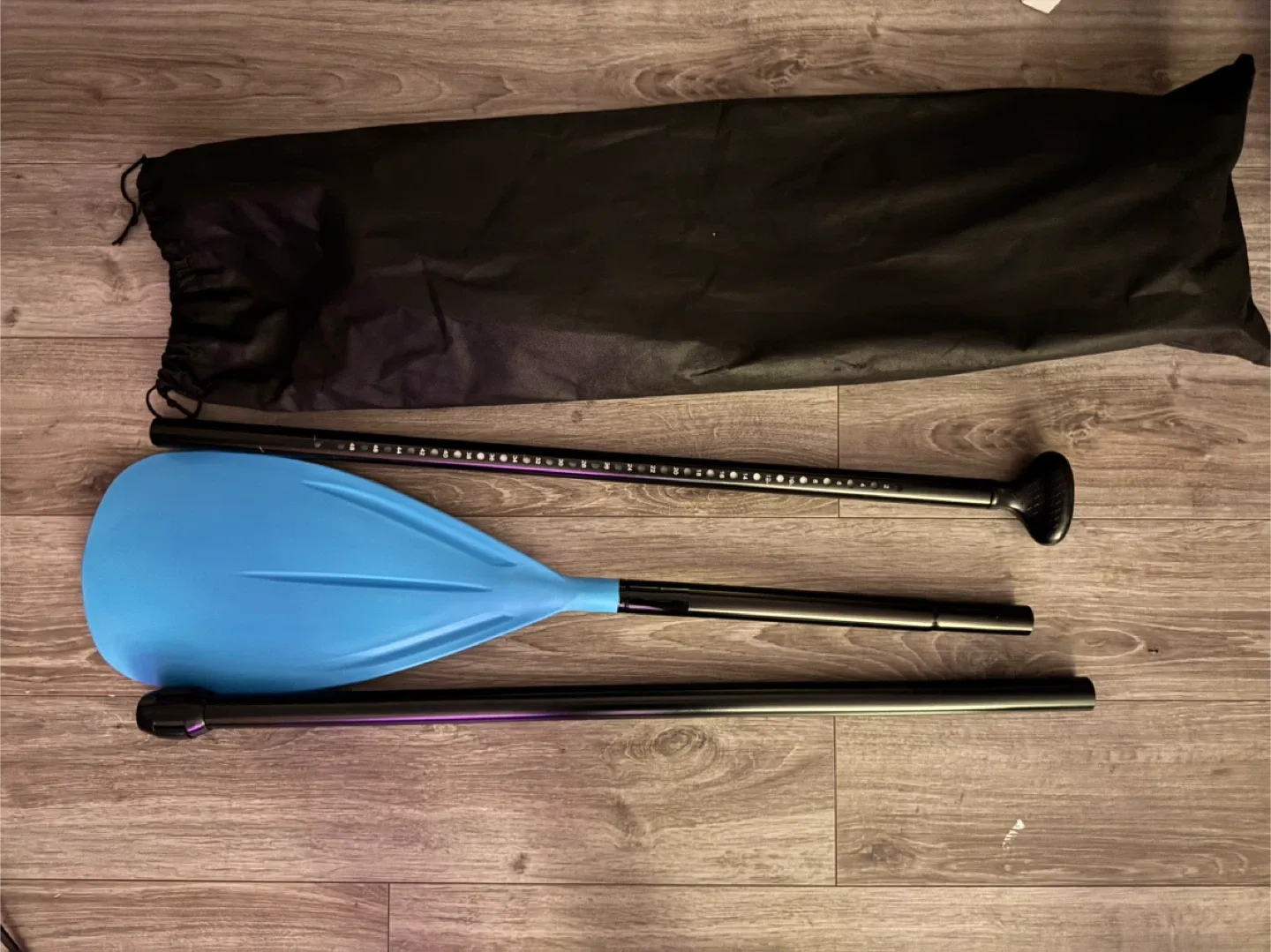 Blue Paddle Board Paddle