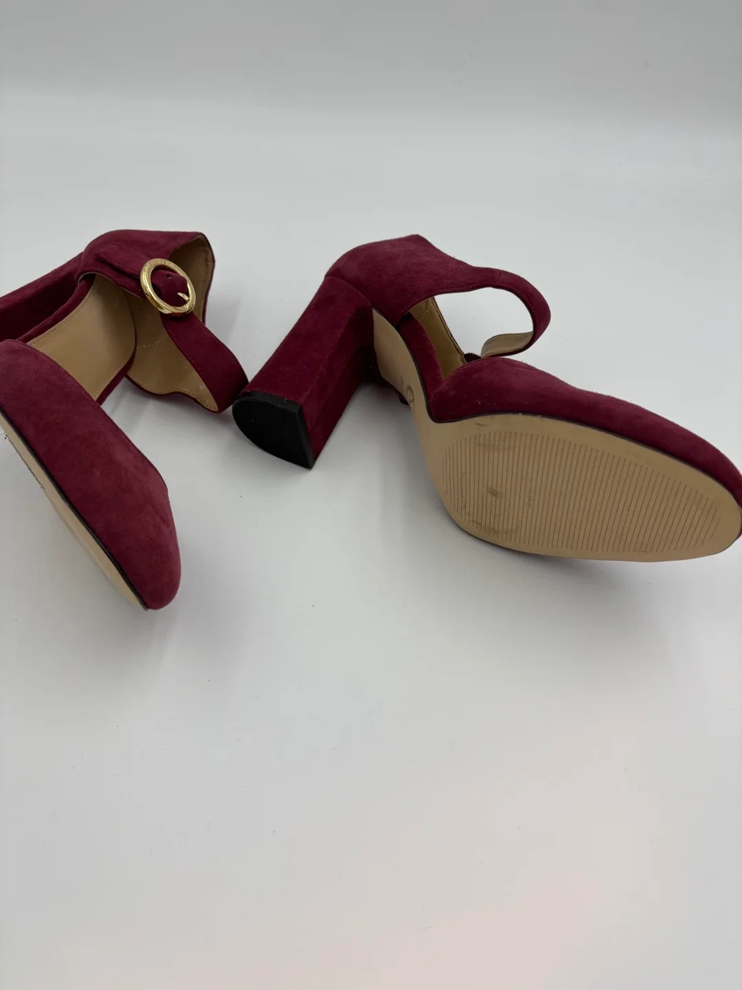 Michael Michael Kors Burgundy Heels - Size 9 image indicator(4)