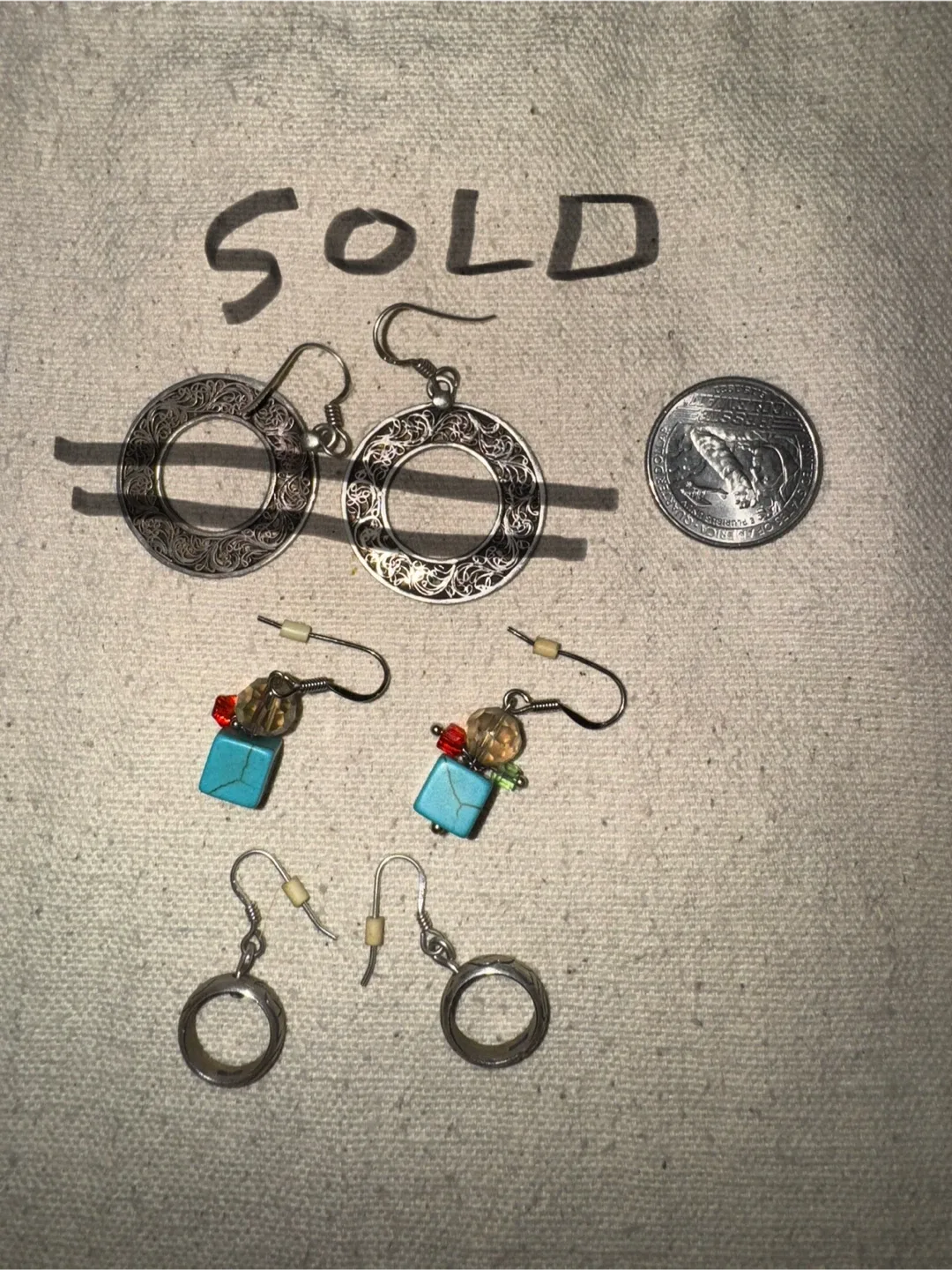 Real Silver Earrings thumbnail