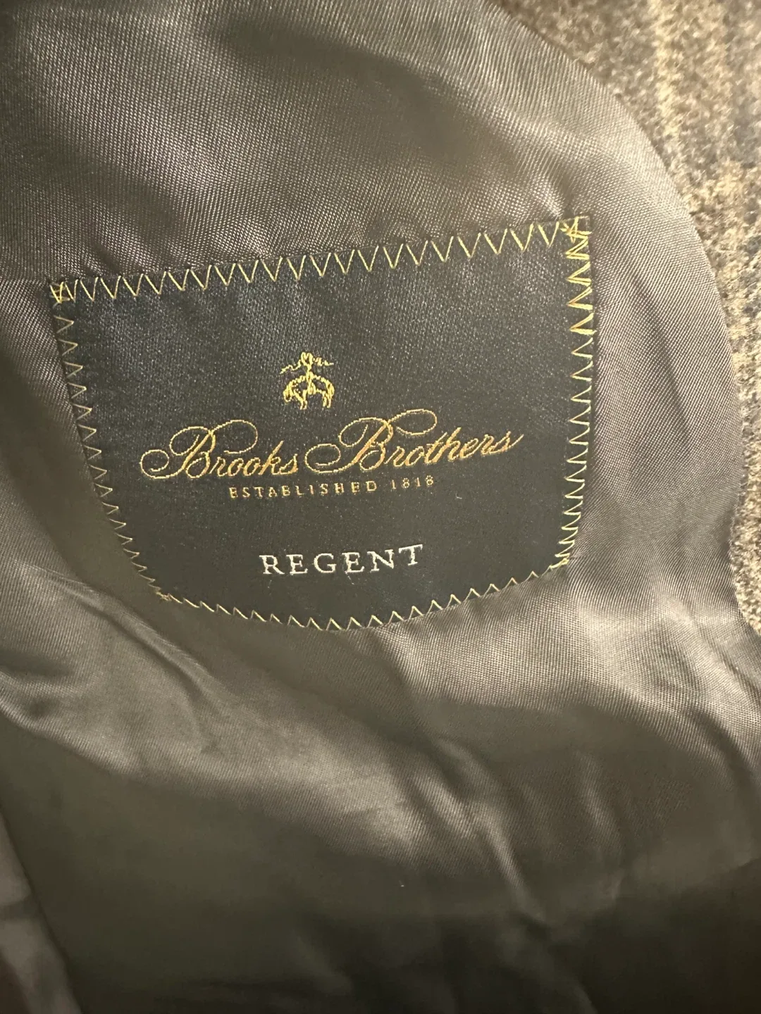 Brooks Brothers Regent Plaid Blazer Size 48R image indicator(2)