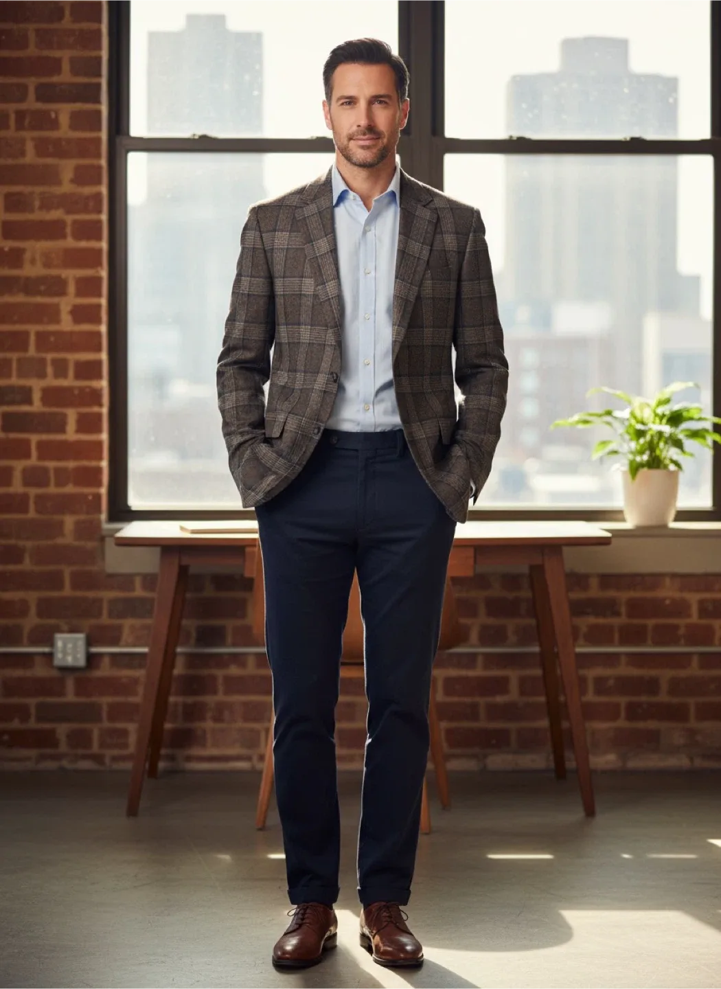 Brooks Brothers Regent Plaid Blazer Size 48R image indicator(6)