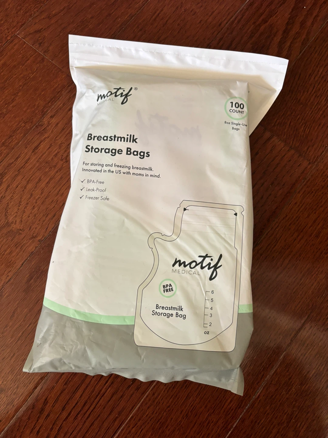 Motif Medical Breastmilk Storage Bags - 100 Count